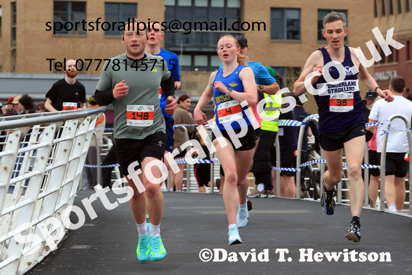 Quayside 5k, 2026 Quayside 5k and Junior 3k, Newcastle/Gateshead. Photo: David T. Hewitson/Sports for All Pics